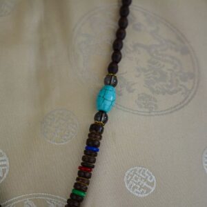 caiz1046 Collier ethnique tibétain kalachakra Tibet (Chine) (3)