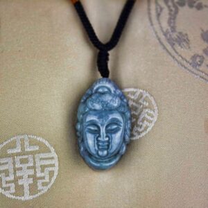 Pendentif jade Guanyin Tibet (Chine) Artisanat du Tibet - Bijou d'asie