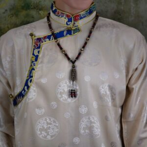 huam1071a Collier ethnique chung dzi Tibet Chine Artisanat de l’Himalaya (1)