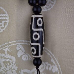 huam1082a Collier ethnique chung dzi boho Tibet Chine artisanat Himalaya (5)