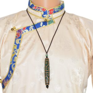 Perle Sacrée du Tibet - Chung Dzi Pendentif chung dzi amulette talisman artisanat ethnique tibétain Tibet - Boutique Zen Himalayan-esop