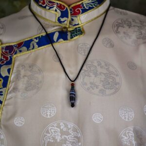 Pendentif chung dzi Artisanat ethnique de l'Himalaya Tibet Chine