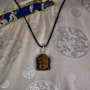 tess1005 Pendentif bouddha oeil de tigre (5)