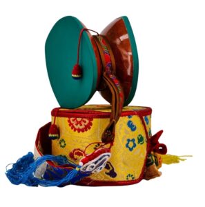 Le damaru est un tambourin originaire du Tibet - Boutique Zen Himalayan-eshop.com