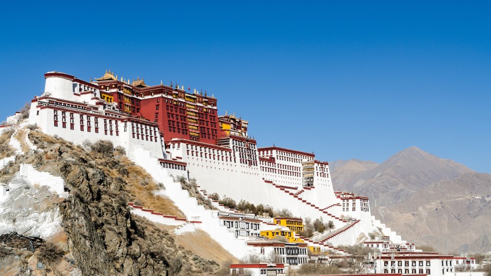 Le palais du Potala au Tibet (Chine)