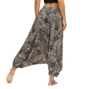 Pantalon sarouel ethnique Thai asiatique. Mode hippie chic, boho et casual