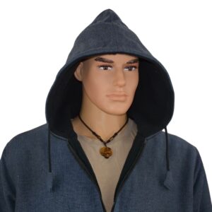 Veste polaire à capuche hoodie. Vêtement éco-responsable et éthique fabriqué au Népal. Mode casual, boho, boheme ethnique