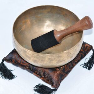 Bol chantant traditionnel, 7 métaux, sonotherapie et musicothérapie. Importation du Nepal, Himalaya. Tradition bouddhiste et rituel tibétain