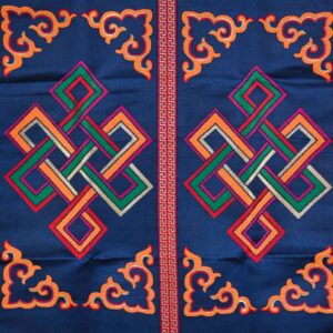 Tenture et rideau de porte Bhoutanais, dhoka 100% soie. Artisanat du Bhoutan et de l'Himalaya. Décoration d'interieur de maison