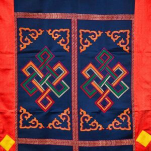 Tenture et rideau de porte Bhoutanais, dhoka 100% soie. Artisanat du Bhoutan et de l'Himalaya. Décoration d'interieur de maison