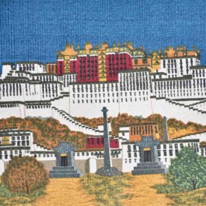 Thangka bouddhiste. Potala palais du Dalaï Lama Lhassa Tibet 'Chine). Artisanat tibétain, Népal. Décoration au style et ambiance de l'Himalaya