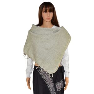 Châle, écharpe en laine de Yak de l'Himalaya. Artisanat du Népal. Mode mixte et ethnique. Vêtement éco-responsable et éthique | Himalayan Spirit ®