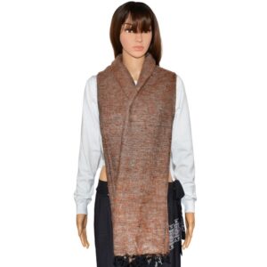 Châle, étole en laine de Yak de l'Himalaya. Artisanat du Népal. Mode mixte et ethnique. Vêtement éco-responsable et éthique | Himalayan Spirit ®