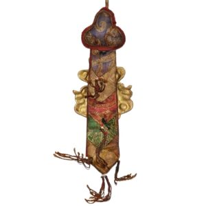 Nœud infini du bouddhisme chopen shambu talisman amulette tantrique bouddhiste. Artisanat tibétain du Népal