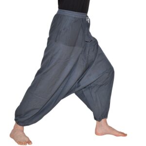 Pantalon ethnique sarouel népalais en coton. Mode hippie chic, boho et casual. Artisanat du Népal