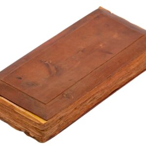 Ancien Livre de Prières Sanskrit Devanagari Tablette de Bois, Rare & Complet 126 Pages Provenance de l'Inde