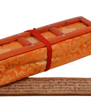 Housse de Livre de Prières Bouddhiste Artisanale Accessoire Artisanal Tibétain. Népal