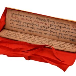 Étui de Livre de Prières Tibétain Accessoire Artisanal Bouddhiste du Népal