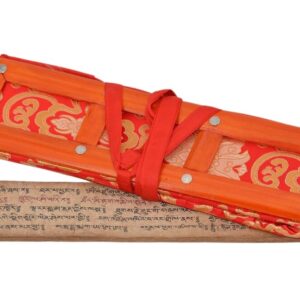 Pochette de Livre de Prières Tibétain Accessoire Artisanal Bouddhiste du Népal