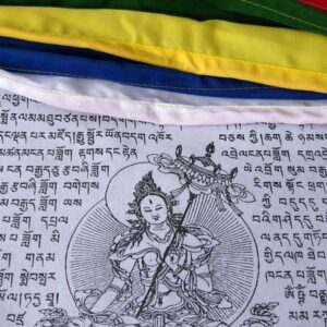 Drapeaux de Prières Tibétains 13 m Déités Sacrées Accessoire Artisanal Bouddhiste. Boutique Zen Himalayan-eshop