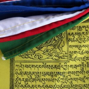 Drapeaux de Prières Tibétains 13 m Déités Sacrées Accessoire Artisanal Bouddhiste. Boutique Zen Himalayan-eshop