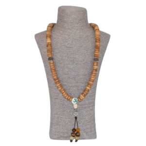 Véritable Mala en Os de Yak Bouddhisme Tibétain. Boutique Zen Himalayan-eshop