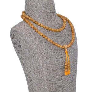 Mala Tibétain Graines de Lotus 108 Perles Artisanat Sacré et Spiritualité Bouddhiste. Boutique Zen Himalayan-eshop