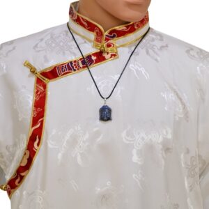 Pendentif Labradorite Bouddha - Bijou Spirituel Népalais - Boutique Zen Himalayan-eshop. Népal Import