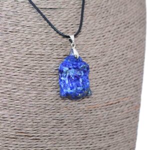 Bouddha pendentif bijou lapis-lazuli de la Boutique Zen Himalayan-eshop. Import Népal