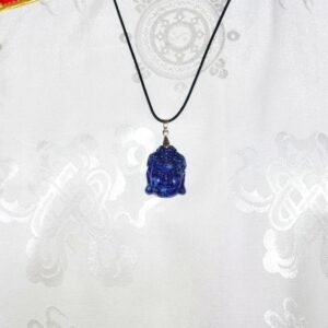 Pendentif Bouddha Lapis-Lazuli - Bijou Import du Népal- Boutique Zen Himalayan-eshop