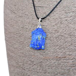 Pendentif Bouddha lapis-lazuli népalais de la Boutique Zen Himalayan-eshop