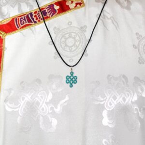 Pendentif Nœud Infini en Argent 925 - Bijou Bouddhiste Artisanal du Népal - Boutique Zen Himalayan-eshop