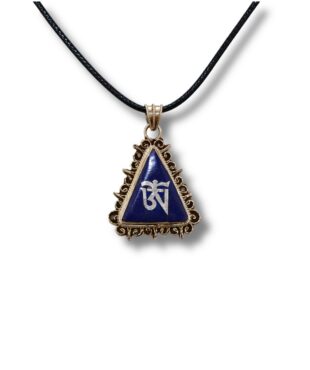 Pendentif Aum Tibétain en Argent 925 du Népal - Filigrane et Artisanat Newar. Boutique Zen Himalayan-eshop