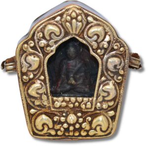 Ghau Shakyamuni Reliquaire Bouddhiste - Bronze et Cuivre - Tsa-Tsa du Bouddha. Boutique Zen Himalayan-eshop
