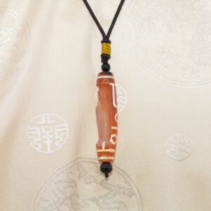 Pendentif Talisman Bouddha Sculpté - Authentique Bijou Dzi 9 Yeux Tibétain - Boutique Zen Himalayan-eshop