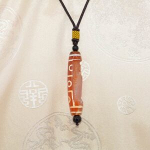 Pendentif Talisman Bouddha Sculpté - Authentique Bijou Dzi 9 Yeux Tibétain - Boutique Zen Himalayan-eshop