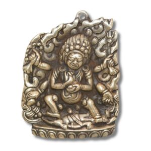 Talisman Chenrezig Mahakala, la Forme Courroucée pour une Protection Puissante - Art Sacré du Népal - Boutique Zen Himalayan-eshop