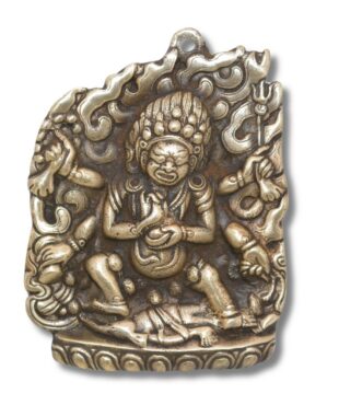 Talisman Chenrezig Mahakala, la Forme Courroucée pour une Protection Puissante - Art Sacré du Népal - Boutique Zen Himalayan-eshop