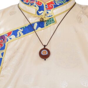 pendentif dzi œil de Shiva du Tibet. Boutique Zen himalayan-eshop. Artisanat ethnique