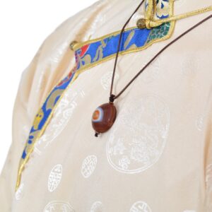 pendentif dzi œil de Shiva du Tibet. Boutique Zen himalayan-eshop. Artisanat ethnique