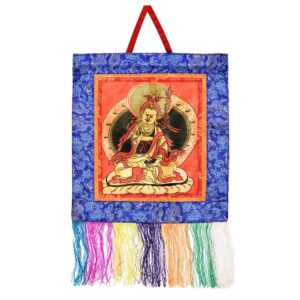 Thangka Tibétain Padmasambhava Art Spirituel Méditation et Protection - Népal