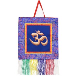 Thangka Tibétain Om Devanagari Symbole Spirituel Méditation et Harmonie Intérieure - Népal