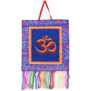 Thangka Tibétain Om Devanagari Symbole Spirituel Méditation et Harmonie Intérieure - Népal