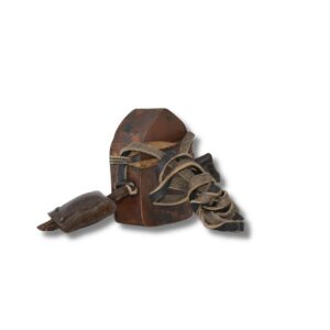boîte à reliques tibétaine de pèlerinage bouddhiste