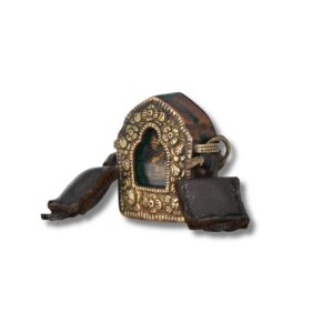 Amulette Bouddhiste Tibétaine – Reliquaire Ghau Guru Rinpoché, Art Sacré du Tibet