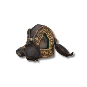 Amulette Bouddhiste Tibétaine – Reliquaire Ghau Guru Rinpoché, Art Sacré du Tibet
