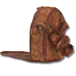 Ghau Reliquaire Bouddhiste Tibétain – Tsa-Tsa Bhairava | Cuivre & Métal Repoussé – Pièce Ancienne