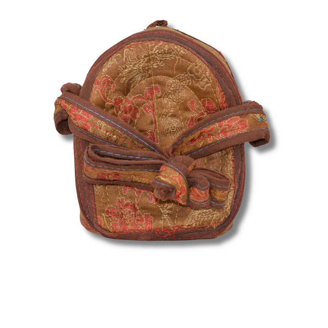 Ghau Tibétain de Collection – Reliquaire Ancien Bouddhiste en Cuivre avec Tsa-Tsa Vajradhara Art Sacré Himalayen