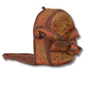 Ghau Tibétain de Collection – Reliquaire Ancien Bouddhiste en Cuivre avec Tsa-Tsa Vajradhara Art Sacré Himalayen