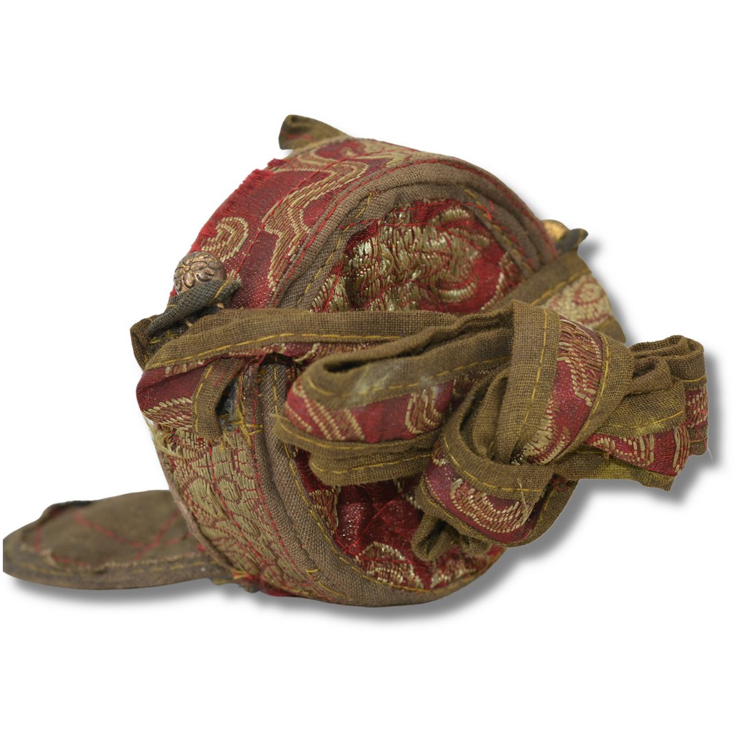 Ghau Tibétain Ancien en Cuivre & Bronze – Reliquaire Bouddhiste Vajradhara Tsa-Tsa & Mantra Om Mani Padme Hum